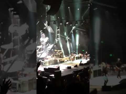 Foo Fighters Under Pressure Columbia Fan Pierce on drums Dave calls him onstage
