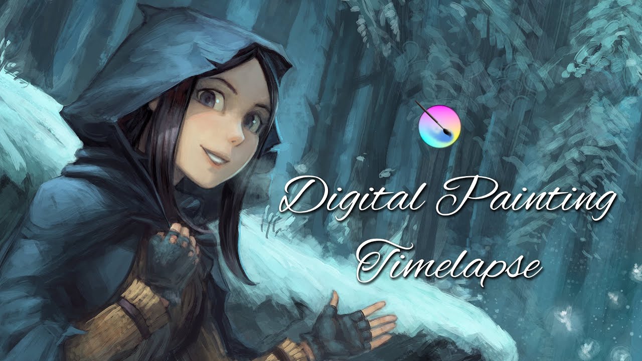 The Fairy Fir tree - (Happy holidays!) - Krita timelapse