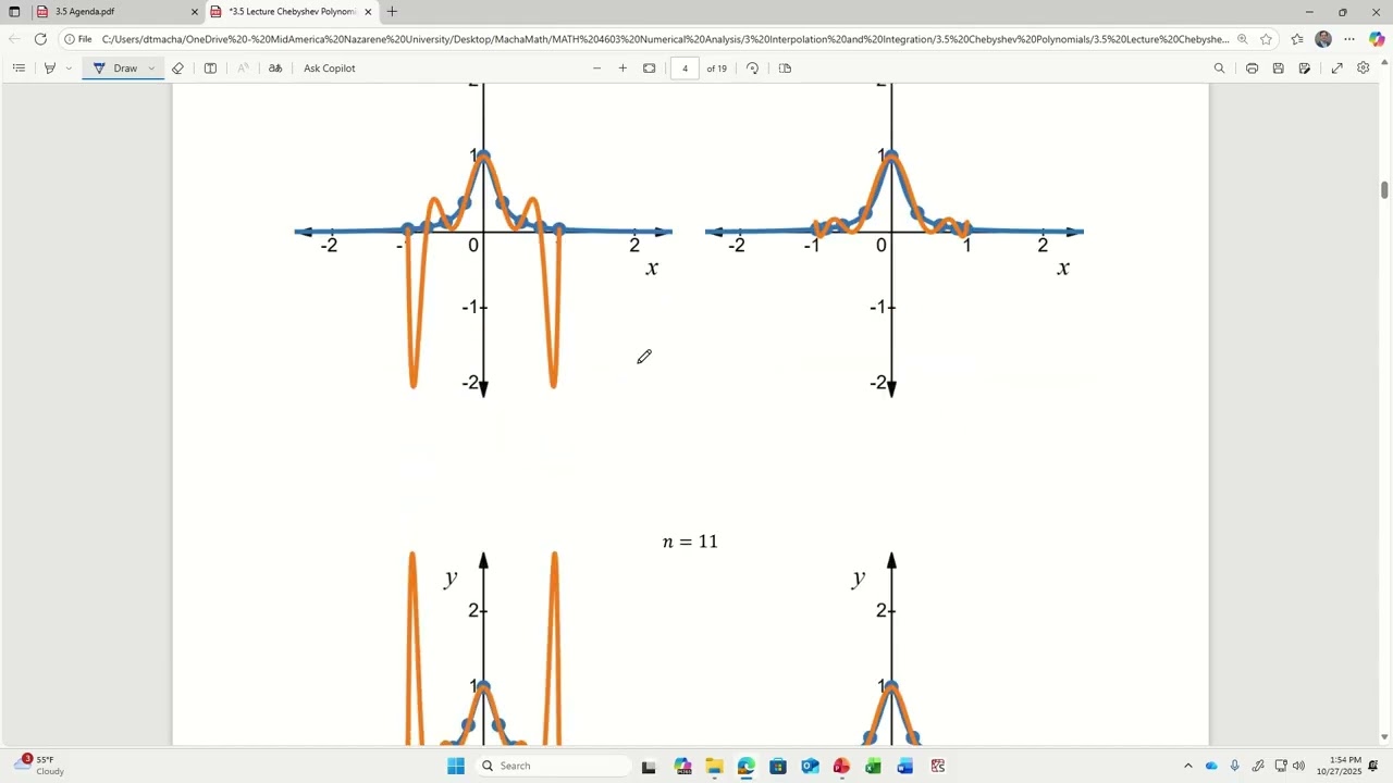 3.5 Chebyshev Polynomials (Numerical Analysis)