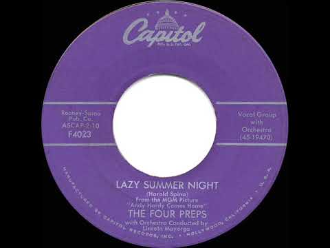 1958 HITS ARCHIVE: Lazy Summer Night - Four Preps