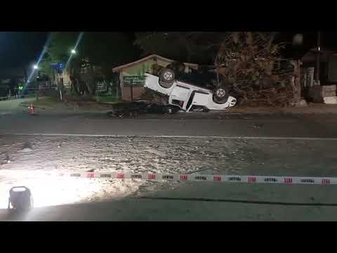 Colalao del Valle: persecución policial y grave accidente 