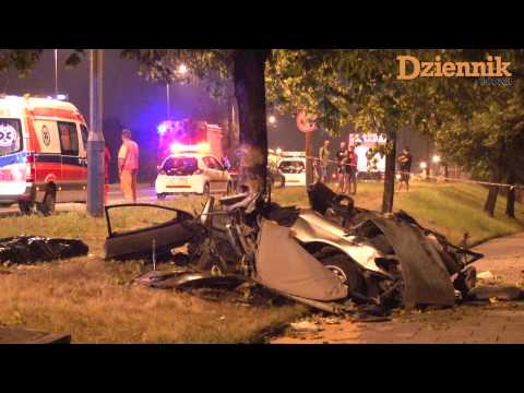 Tragiczny wypadek na Rydza-Śmigłego w Łodzi - 9.08.2013