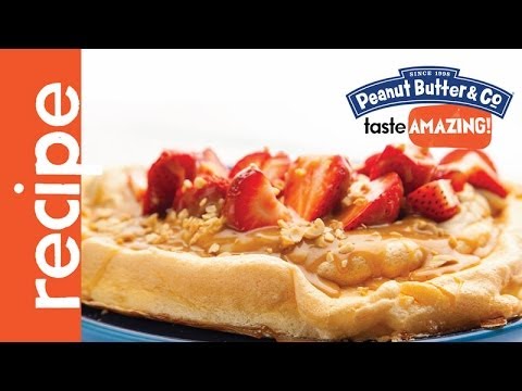 Peanut Butter and Strawberry Pavlova recipe