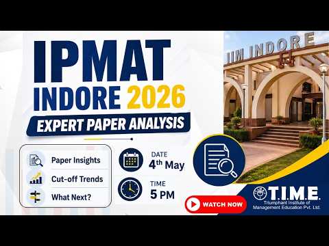 IPMAT Indore 2026 Live Analysis