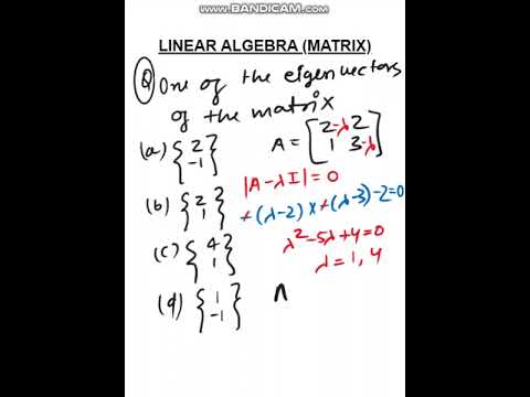 Eigen Vector, Matrix Multiplication and Eigenvalue, Determinant Video ...