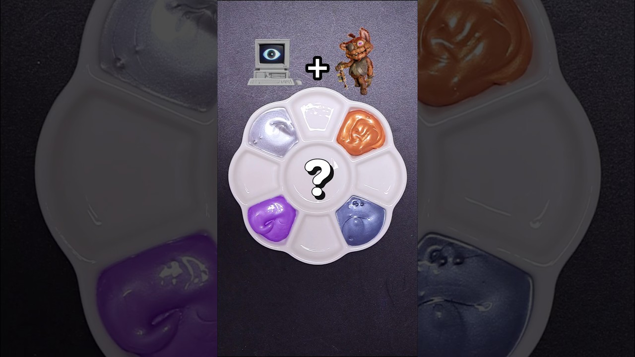 Poppy Playtime Characters color mixing（Part4) #poppyplaytime #colormixing #satisfying