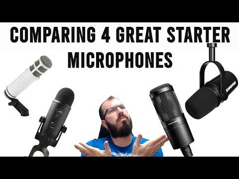 Rode Podcaster vs Blue Yeti vs AT 2020 vs Shure MV7 | Best mic under $250 without filter setup