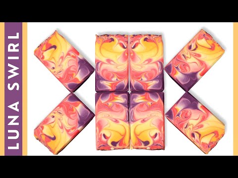 LUNA SWIRL SOAP | Cold Process Soap Making | Soap Challenge Club