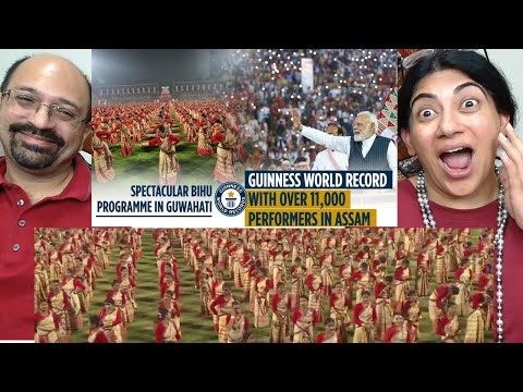 Spectacular Bihu programme in Guwahati | Guinness World Record with over 11,000 performers in Assam😮