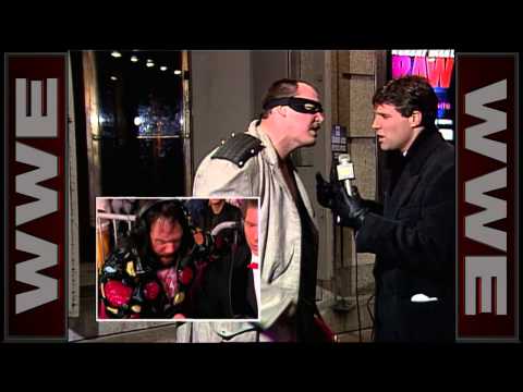 The Repo Man steals "Macho Man" Randy Savage's hat: Raw, Jan. 18, 1993
