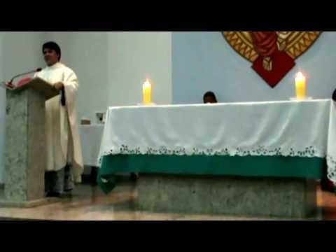 Homilia Pe.Arthur Freitas-Missa Mensal a Santa Paulina-09/10/2012-Igreja Santa Paulina-Goiania/GO