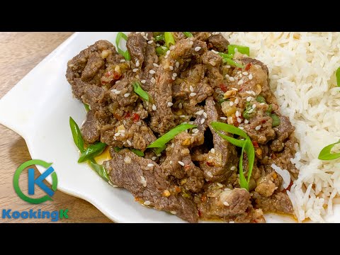 Dry Beef Recipe - Korean Style BBQ Beef (Bulgogi)