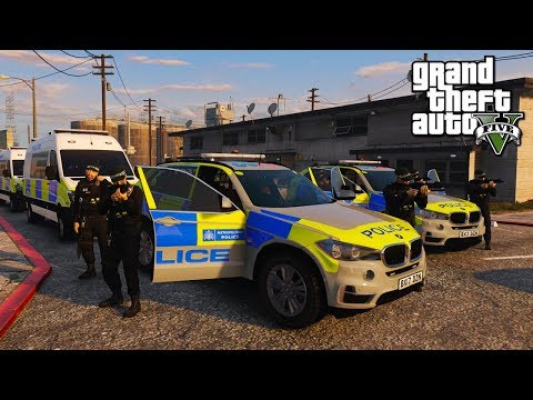 GTA 5 MODS UK POLICE | ARMED POLICE SIEGE/RAID | LSPDFR: THE BRITISH WAY #171