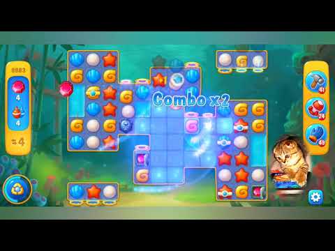 Fishdom 2022, no Boosters,   9883   level  -  прохождение без бустеров,   9883  уровень.