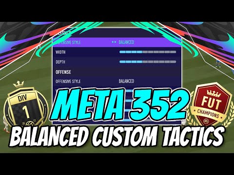 352 IS THE NEW MOST BALANCED FORMATION IN FIFA 21 | FUT 21 352 CUSTOM TACTICS/INSTRUCTIONS EXPLAINED