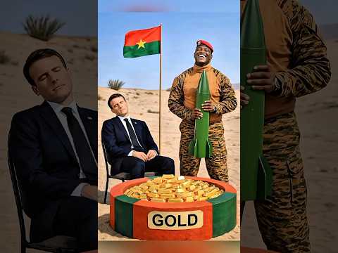 Ibrahim Tarore Mission for Burkina Faso Gold 😂 Macron and Trump Shocked #funny #gold  #burkinafaso