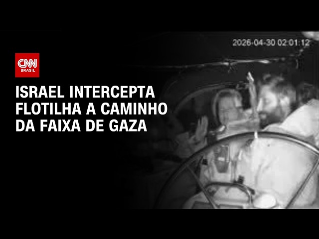 Israel intercepta flotilha de ajuda a Gaza em águas internacionais | CNN NOVO DIA
