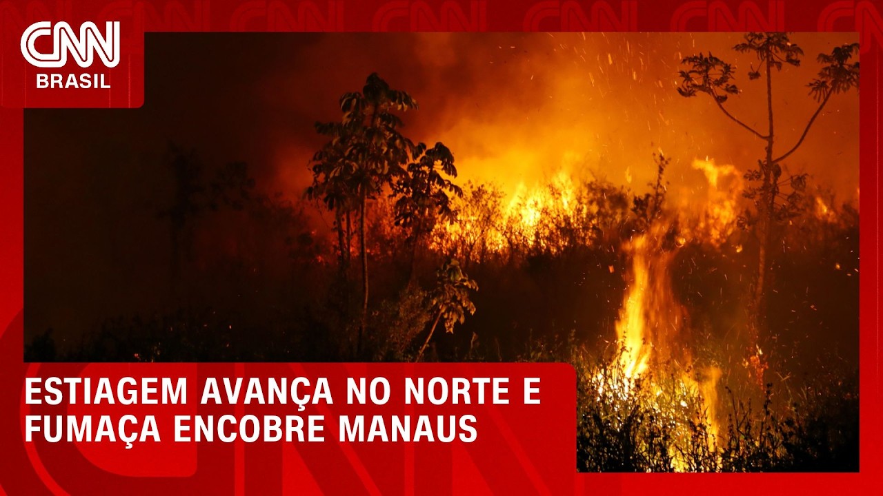 Amazonas amplia combate a queimadas no interior após fumaça avançar | CNN PRIME TIME