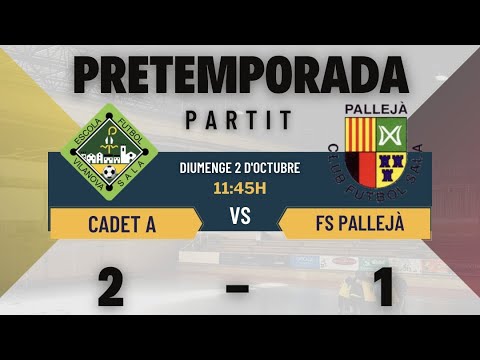 2022-10-02 Amistós - EFSV Cadet A-FS Pallejà A (2-1)