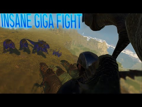 How 8 People fought against the entire cluster! - ARK Survival Evolved