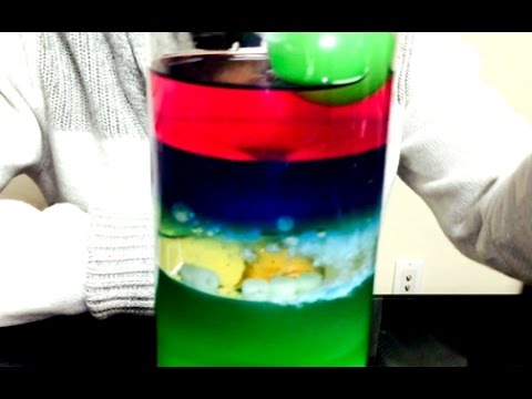 9 Layer Density Tower Science Experiment ~ Incredible Science