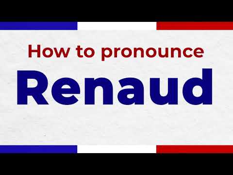 How to Pronounce RENAUD In French correctly | French Pronunciation