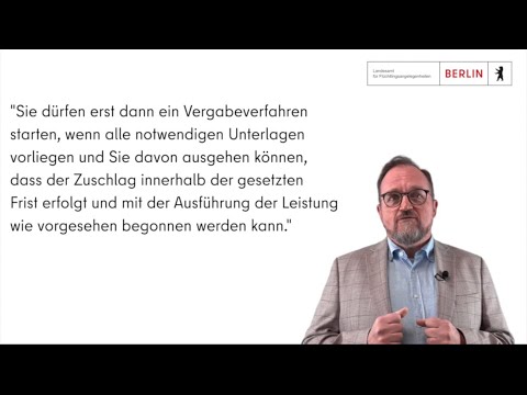 Videotutorials zu Vergabeverfahren im LAF #Berlin #Digitalisierung #Behörde