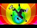 Jelly vs. IMPOSSIBLE RAINBOW DROPPER! (Fortnite)