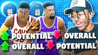 99 OVERALL NO POTENTIAL VS 40 OVERALL MAX POTENTIAL