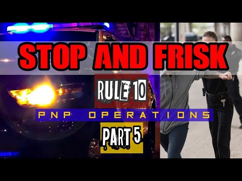 RULES ON SPOT CHECKS AND PAT DOWN SEARCH || CRIMINOLOGY #PNP #SEARCH #STOPANDFRISK