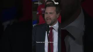 JD Vance&#39;s last campaign stop in Atlanta