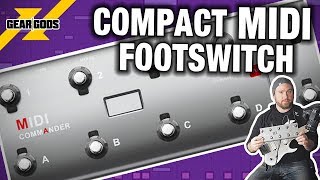 Video thumbnail for A SIMPLE Compact MIDI Footswitch: MeloAudio MIDI Commander Review | GEAR GODS by Trey Xavier