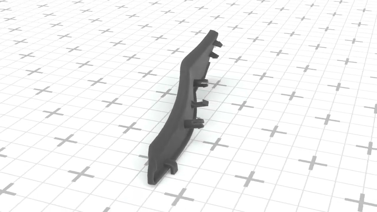 Foord Transit Courier - Tourneo Courier Windshield Cowl Side Trim Right ET76-02654-AD 3D Print Model