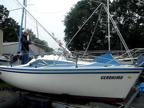 Jütanlage Mastlegevorrichtung Jantar 21 FSA Segelsport