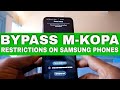 HOW TO BYPASS M KOPA RESTRICTIONS ON SAMSUNG A01 A10 WORKING TRICK