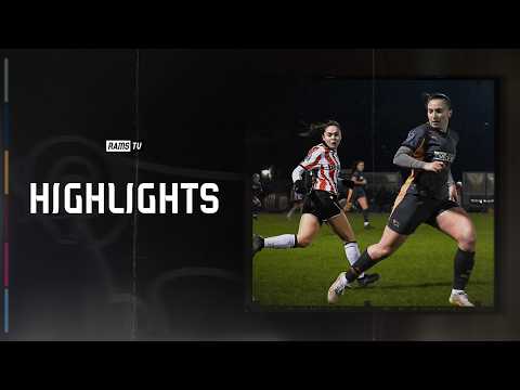 HIGHLIGHTS | Stoke City Women Vs Derby County Women