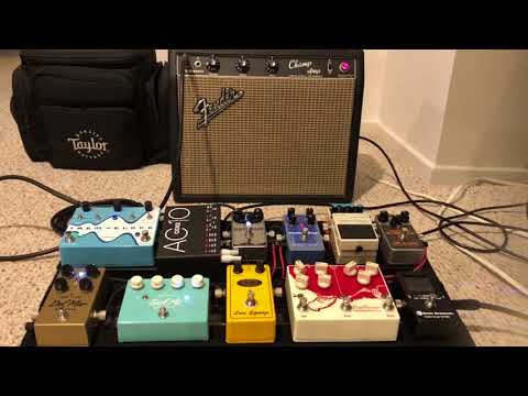 Pedalboard Demo w/ Novo Serus J and 1965 Fender Champ