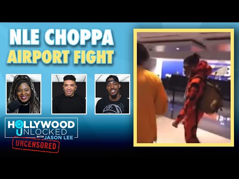 NLE Choppa Caught on Camera In a Fight With a Fan! | Hollywood Unlocked