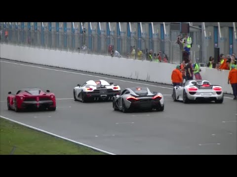 LaFerrari vs Agera R vs McLaren P1 vs 918 Spyder!