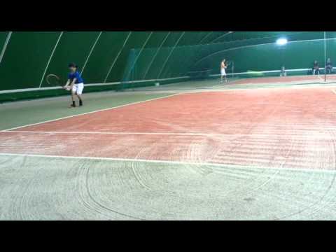 Léo au tennis et la reprise du ski