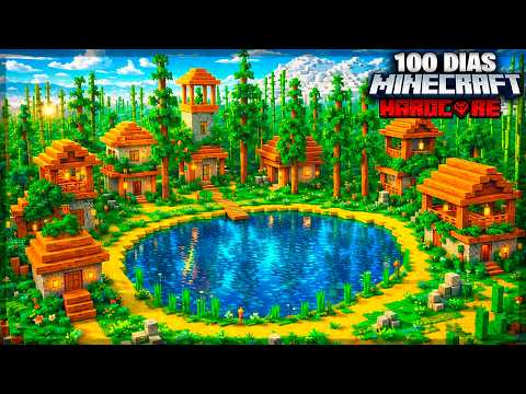 SOBREVIVI 100 DIAS CONSTRUINDO UMA BASE NO DESERTO NO MINECRAFT - O FILME