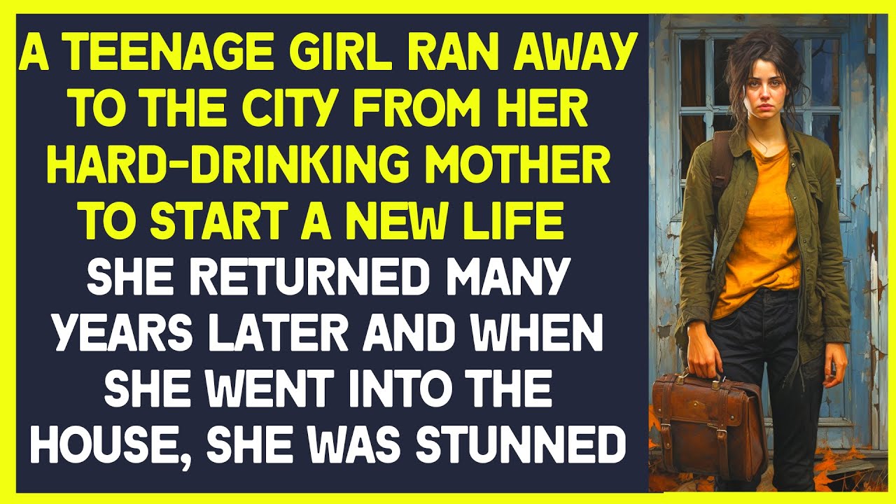 A girl ran away from her drinking mother to start a new life. She returned  later and was shocked