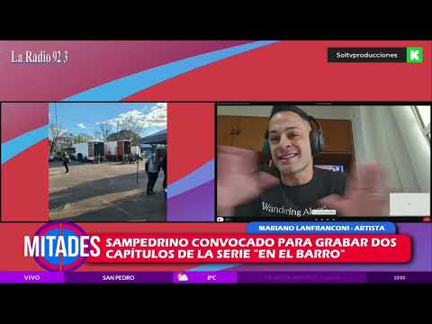 1Mario Lanfranconi fue convocado para grabar dos episodios de la serie en el barro
