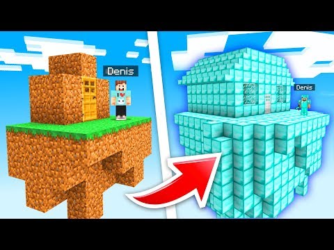 From Noob to Pro in Skyblock! Watch Denis!