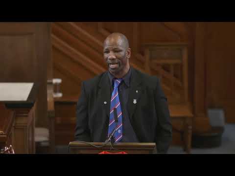 Marvin Andrews @ funeral of Fernando Ricksen