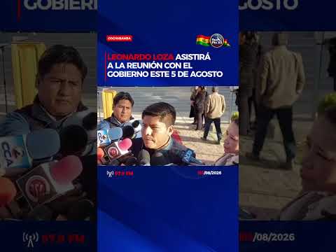El gobernador de Cochabamba, confirmó su participación en la reunión convocada por el Gobierno.