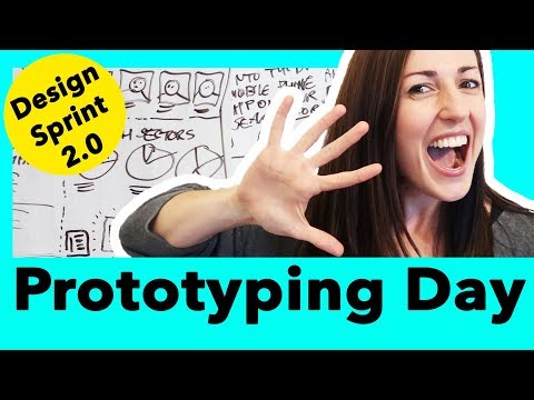 DESIGN SPRINT 2.0 - Prototyping Day Tips by AJ&Smart