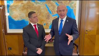 דברי ראש הממשלה בנימין נתניהו וראש העיר באר שבע, רוביק דנילוביץ׳