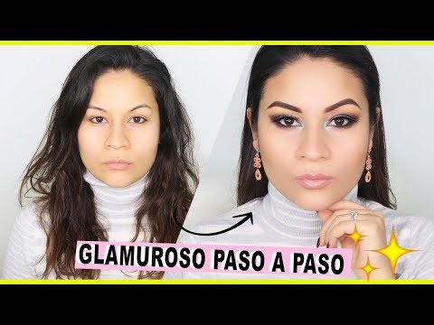 Maquillaje glamuroso para Navidad