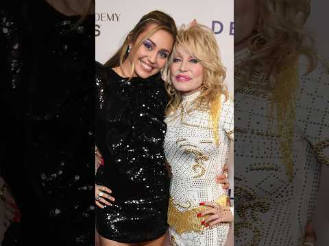 Miley Cyrus pays tribute to godmother Dolly Parton